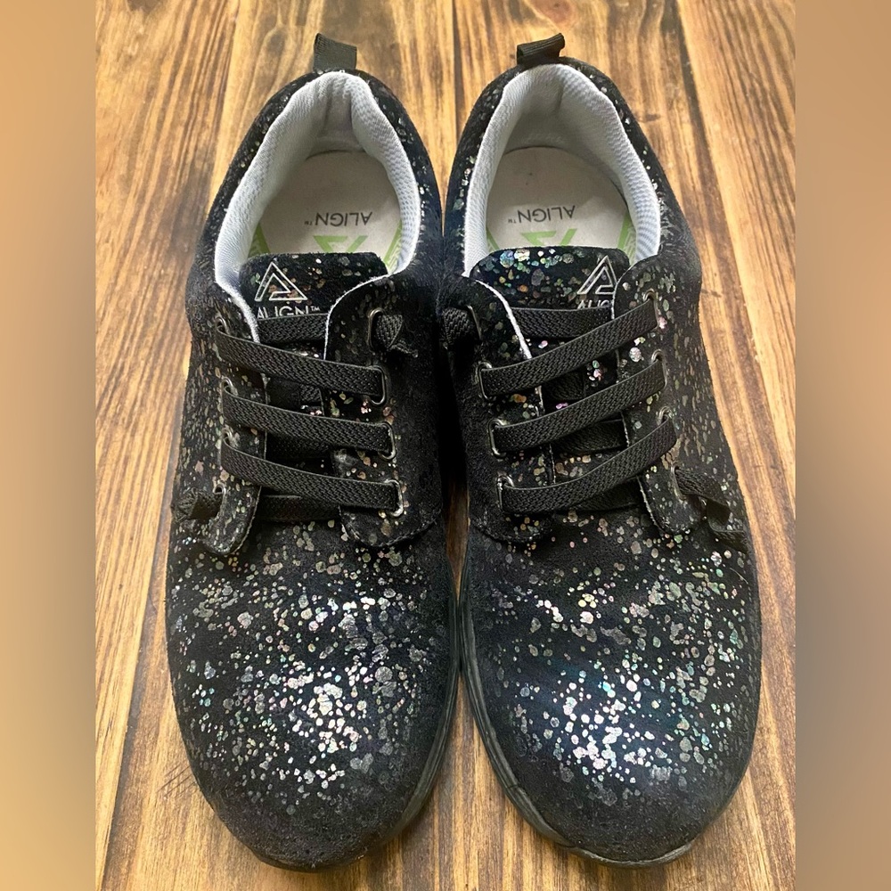 Nurse Mates Align Velocity Slip Resistant Shoes Holographic Glitter Size 9M $90 - Picture 2 of 7